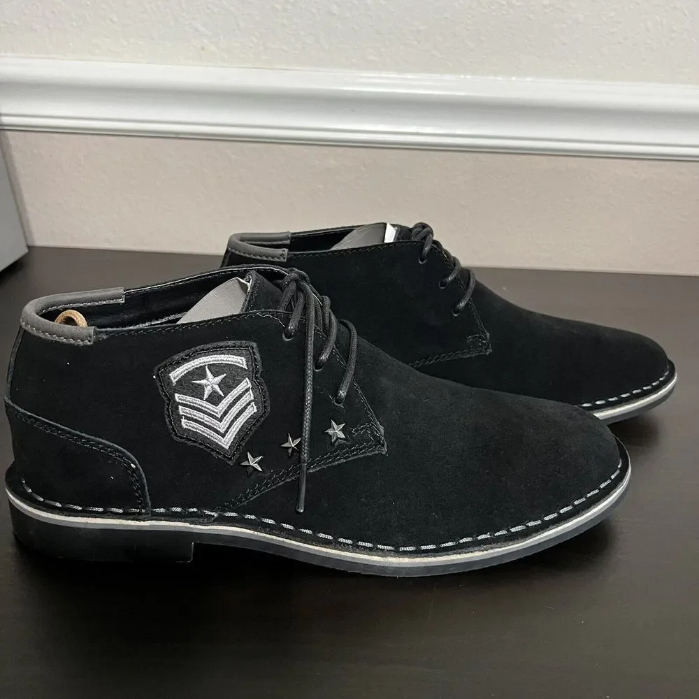 Kenneth Cole - Reaction Desert Sun  / Embellished Suede Chukka Boots Men's 8 NEW